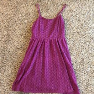 Purple sundress